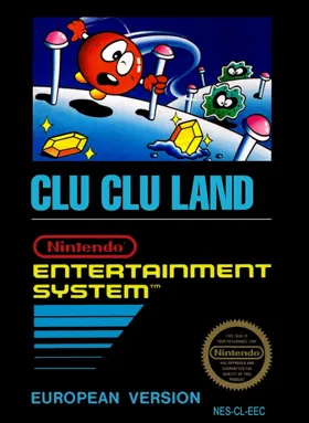 Clu Clu Land (USA) (e-Reader Edition) box cover front